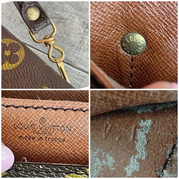 SOLD❌Authentic LOUIS VUITTON Monogram Double Rabat Shoulder bag/ Pochette - Picture 11 of 15